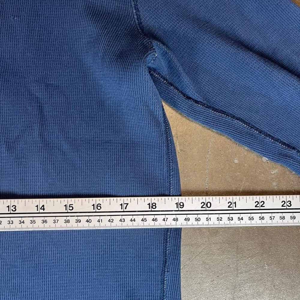 Vintage Y2K Nike ACG blue long sleeve thermal shirt Men's Size Medium - Picture 7 of 7